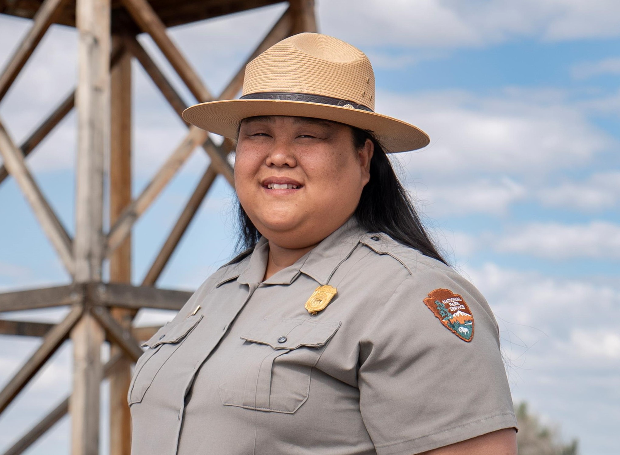 Headshot of Hanako Wakatsuki in NPS uniform with hat